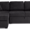 Habitat Reagan Left Corner Chaise Sofa Bed - Charcoal -Sofa Discount Store 6980038 R Z001A
