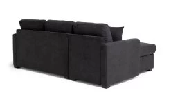 Habitat Reagan Left Corner Chaise Sofa Bed - Charcoal -Sofa Discount Store 6980038 R Z004A