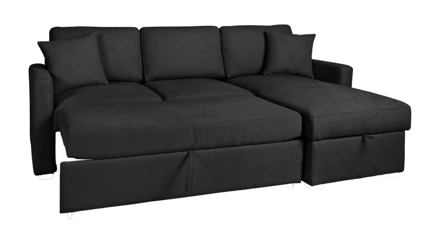 Habitat Reagan Right Corner Chaise Sofa Bed - Charcoal 11 Habitat Reagan Right Corner Chaise Sofa Bed - Charcoal - Image 9