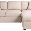 Habitat Reagan Right Corner Chaise Sofa Bed - Natural