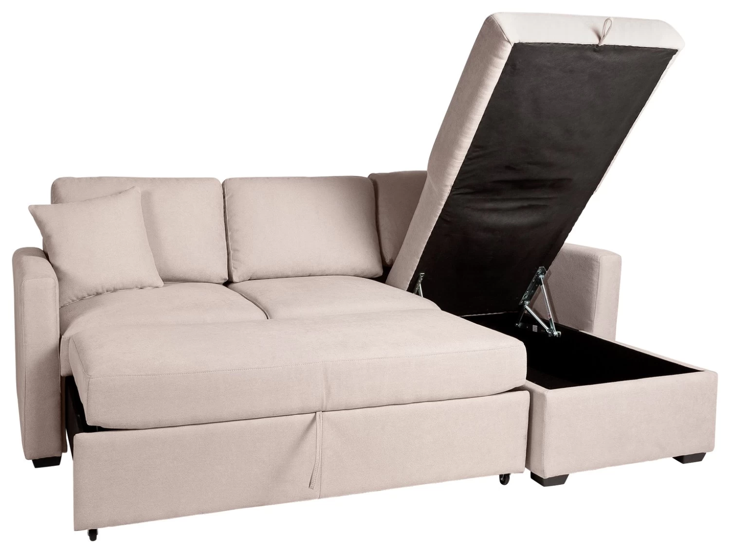 Habitat Reagan Right Corner Chaise Sofa Bed - Natural 7 Habitat Reagan Right Corner Chaise Sofa Bed - Natural - Image 5
