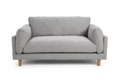 Habitat Habita Salome Fabric 2 Seater Sofa - Light Grey
