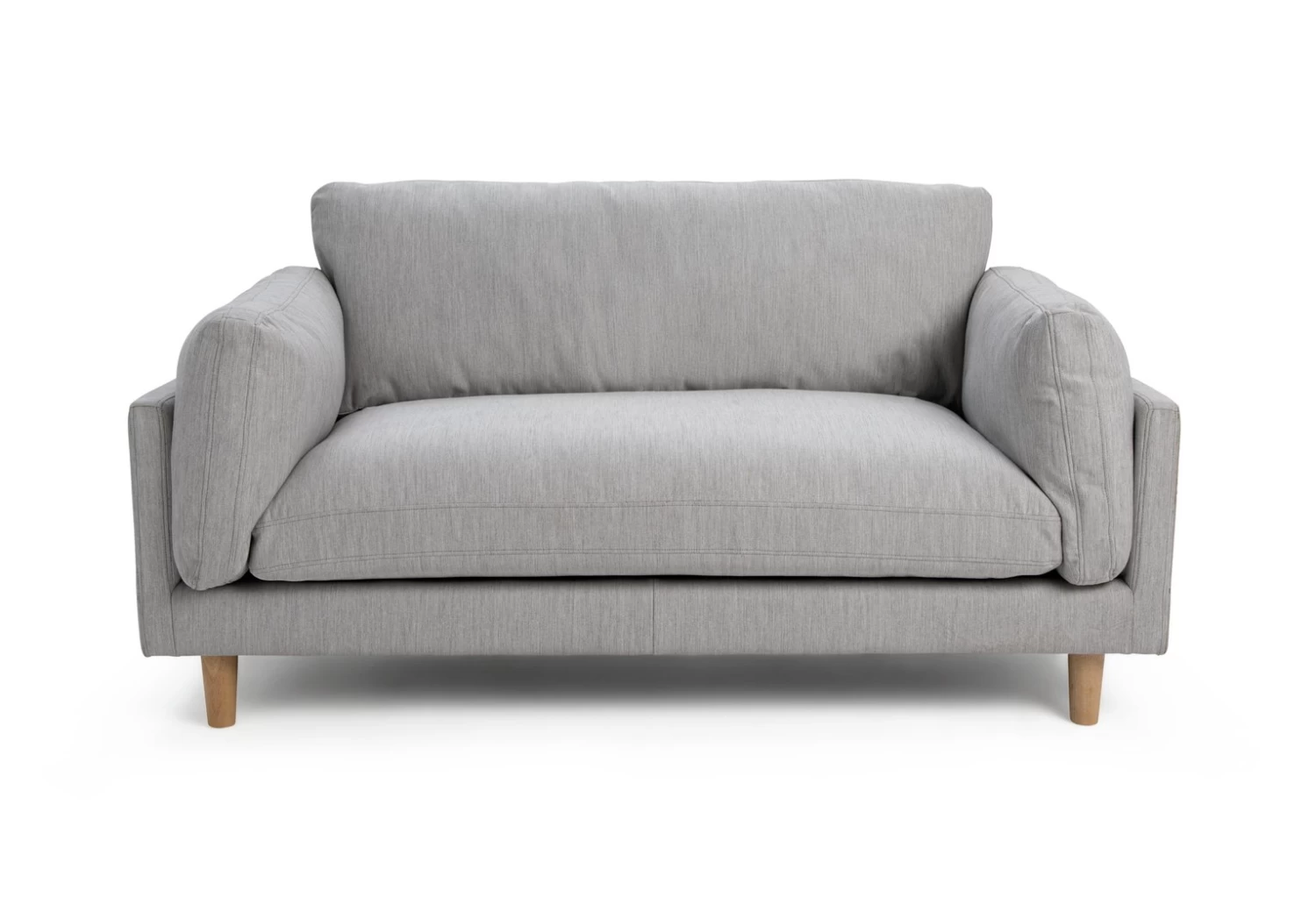 Habitat Habita Salome Fabric 2 Seater Sofa - Light Grey 3 Habitat Habita Salome Fabric 2 Seater Sofa - Light Grey