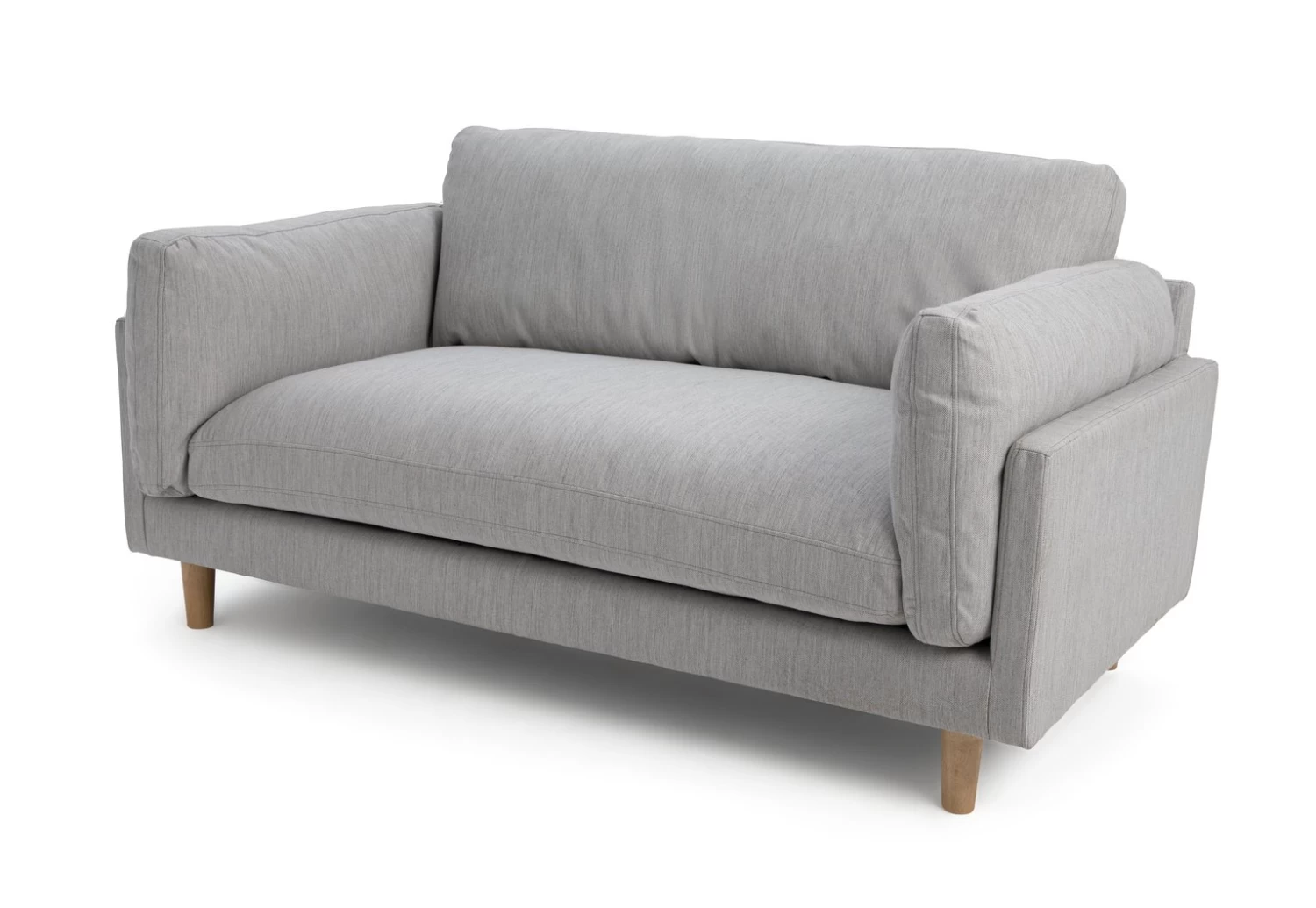 Habitat Habita Salome Fabric 2 Seater Sofa - Light Grey 7 Habitat Habita Salome Fabric 2 Seater Sofa - Light Grey - Image 5