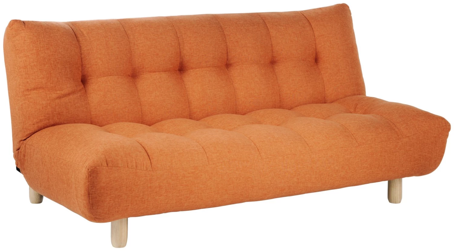 Habitat Kota 3 Seater Fabric Clic Clac Sofa Bed - Orange 5 Habitat Kota 3 Seater Fabric Clic Clac Sofa Bed - Orange - Image 3