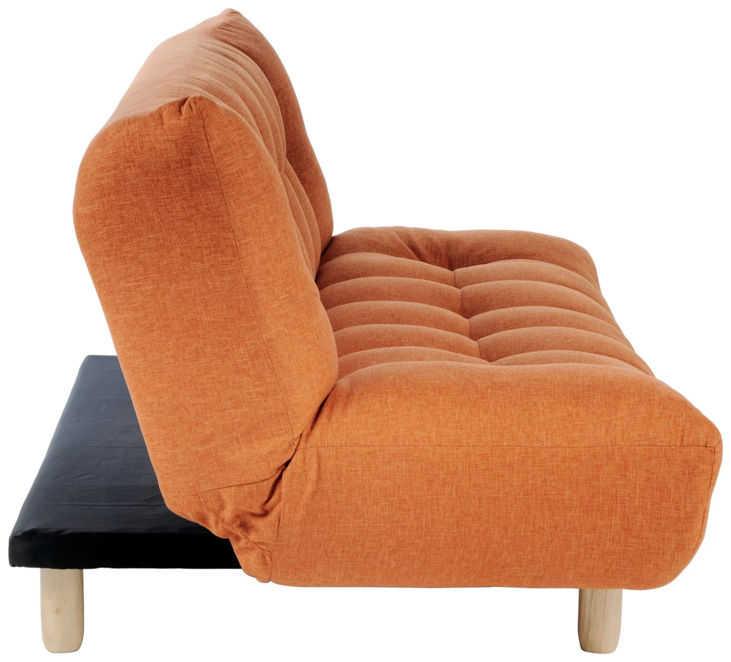 Habitat Kota 3 Seater Fabric Clic Clac Sofa Bed - Orange 6 Habitat Kota 3 Seater Fabric Clic Clac Sofa Bed - Orange - Image 4