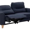 Habitat Tommy Fabric 3 Seater Power Recliner Sofa -Navy Blue