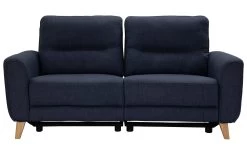 Habitat Tommy Fabric 3 Seater Power Recliner Sofa -Navy Blue -Sofa Discount Store 7627565 R Z002A