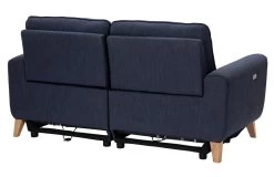 Habitat Tommy Fabric 3 Seater Power Recliner Sofa -Navy Blue -Sofa Discount Store 7627565 R Z004A