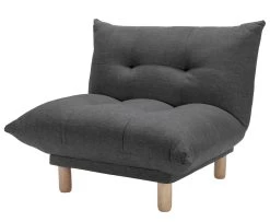 Habitat Kota Fabric Armchair - Charcoal -Sofa Discount Store 7636305 R Z002A