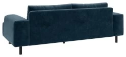 Habitat Julien Velvet 3 Seater Sofa - Navy Blue -Sofa Discount Store 7836033 R Z004A