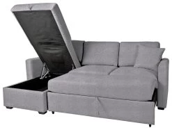 Habitat Reagan Left Corner Storage Sofa Bed - Grey -Sofa Discount Store 7842766 R Z005A