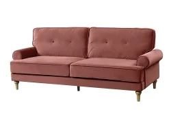 Habitat Vienna Velvet 3 Seater Sofa - Rose -Sofa Discount Store 7896664 R Z002A