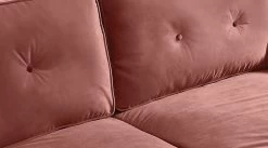 Habitat Vienna Velvet 3 Seater Sofa - Rose -Sofa Discount Store 7896664 R Z005A