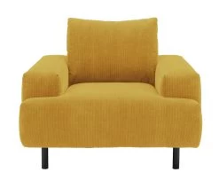 Habitat Julien Fabric Armchair - Yellow