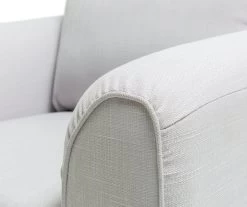 Habitat Cooper Fabric Armchair - Light Grey -Sofa Discount Store 7956377 R Z004A