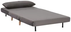 Habitat Roma Small Double Velvet Chair Bed - Charcoal -Sofa Discount Store 7995541 R Z002A