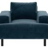 Habitat Julien Velvet Armchair - Navy -Sofa Discount Store 8117335 R Z001A