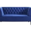 Habitat Blake Velvet 2 Seater Sofa - Navy Blue