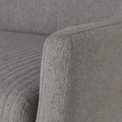 Habitat Nellie Fabric Accent Chair - Grey -Sofa Discount Store 8346278 R Z006A