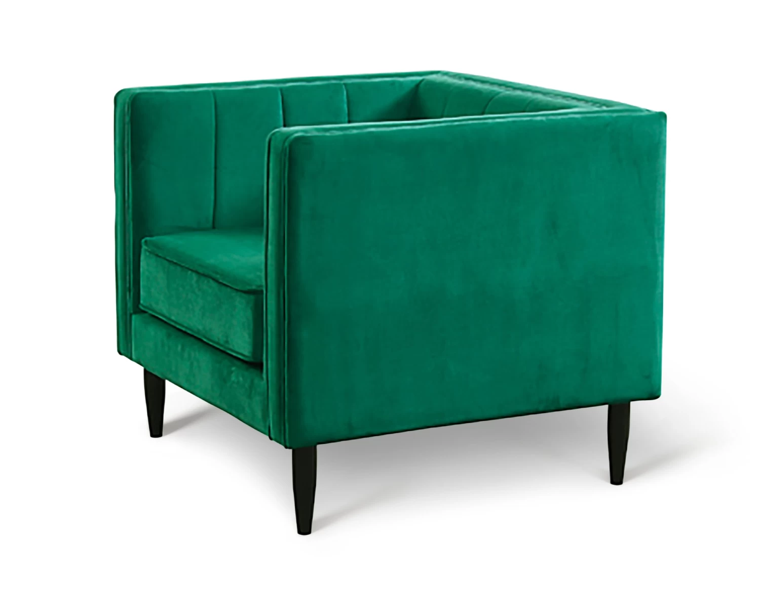 Habitat Vanessa Velvet Armchair - Green 3 Habitat Vanessa Velvet Armchair - Green