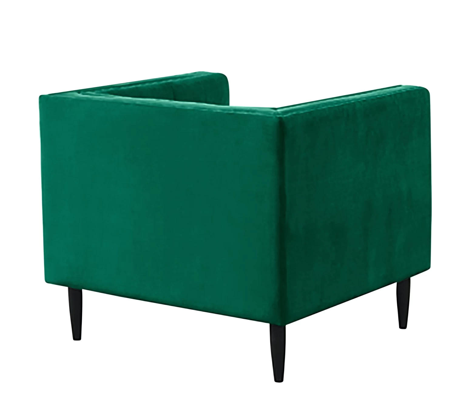 Habitat Vanessa Velvet Armchair - Green 4 Habitat Vanessa Velvet Armchair - Green - Image 2