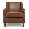 Habitat Dorian Faux Leather Armchair - Tan -Sofa Discount Store 8435866 R Z001A