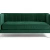 Habitat Vanessa Velvet 3 Seater Sofa - Green -Sofa Discount Store 8463852 R Z001A