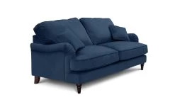 Habitat Matilda Velvet 3 Seater Sofa - Blue -Sofa Discount Store 8484233 R Z004A