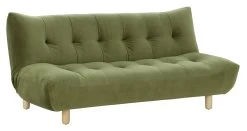 Habitat Kota 3 Seater Velvet Clic Clac Sofa Bed - Green 11 Habitat Kota 3 Seater Velvet Clic Clac Sofa Bed - Green -Sofa Discount Store 8489496 R Z002A