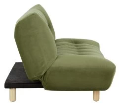 Habitat Kota 3 Seater Velvet Clic Clac Sofa Bed - Green 12 Habitat Kota 3 Seater Velvet Clic Clac Sofa Bed - Green -Sofa Discount Store 8489496 R Z003A