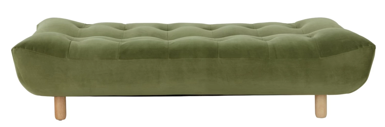 Habitat Kota 3 Seater Velvet Clic Clac Sofa Bed - Green 8 Habitat Kota 3 Seater Velvet Clic Clac Sofa Bed - Green - Image 6