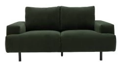 Habitat Julien Fabric 2 Seater Sofa - Dark Green
