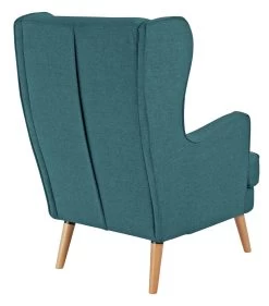 Habitat Callie Fabric Wingback Chair - Teal -Sofa Discount Store 8724948 R Z004A
