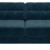 Habitat Hendricks Velvet 4 Seater Sofa - Ink Blue -Sofa Discount Store 8739225 R Z001A