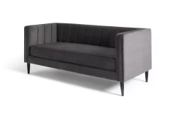 Habitat Vanessa Velvet 3 Seater Sofa - Grey -Sofa Discount Store 8771018 R Z002A