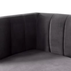 Habitat Vanessa Velvet 3 Seater Sofa - Grey -Sofa Discount Store 8771018 R Z007A