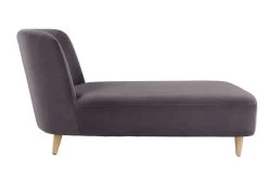 Habitat Daisy Velvet Corner Chaise Sofa - Grey -Sofa Discount Store 8774187 R Z002A