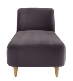 Habitat Daisy Velvet Corner Chaise Sofa - Grey -Sofa Discount Store 8774187 R Z003A