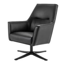 Habitat Rhett Faux Leather Swivel Chair - Black 10 Habitat Rhett Faux Leather Swivel Chair - Black -Sofa Discount Store 8774651 R Z002A