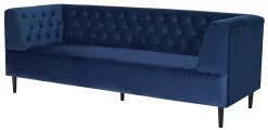 Habitat Blake Velvet 3 Seater Sofa - Navy Blue -Sofa Discount Store 8802743 R Z002A