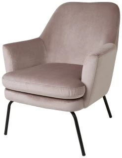 Habitat Celine Velvet Accent Chair - Pink 13 Habitat Celine Velvet Accent Chair - Pink -Sofa Discount Store 8809708 R Z004A