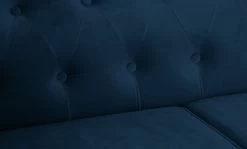 Habitat Chesterfield Velvet 2 Seater Sofa - Blue -Sofa Discount Store 8817109 R Z005A