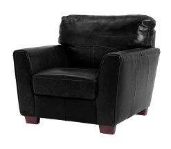 Habitat Milford Leather Chair - Black 10 Habitat Milford Leather Chair - Black -Sofa Discount Store 8841773 R Z002A