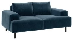 Habitat Julien Velvet 2 Seater Sofa - Navy Blue -Sofa Discount Store 8863524 R Z002A