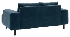 Habitat Julien Velvet 2 Seater Sofa - Navy Blue -Sofa Discount Store 8863524 R Z004A