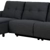 Habitat Ghost Left Hand Power Recliner Corner Sofa -Charcoal -Sofa Discount Store 8865663 R Z001A