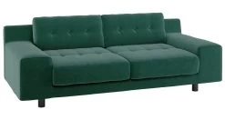 Habitat Hendricks Velvet 3 Seater Sofa - Emerald Green -Sofa Discount Store 8878272 R Z008A