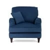 Habitat Matilda Velvet Armchair - Blue 1 Habitat Matilda Velvet Armchair - Blue -Sofa Discount Store 8878595 R Z001A