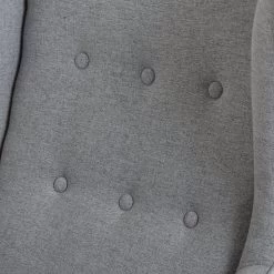 Habitat Callie Fabric Wingback Chair- Light Grey -Sofa Discount Store 8884950 R Z006A